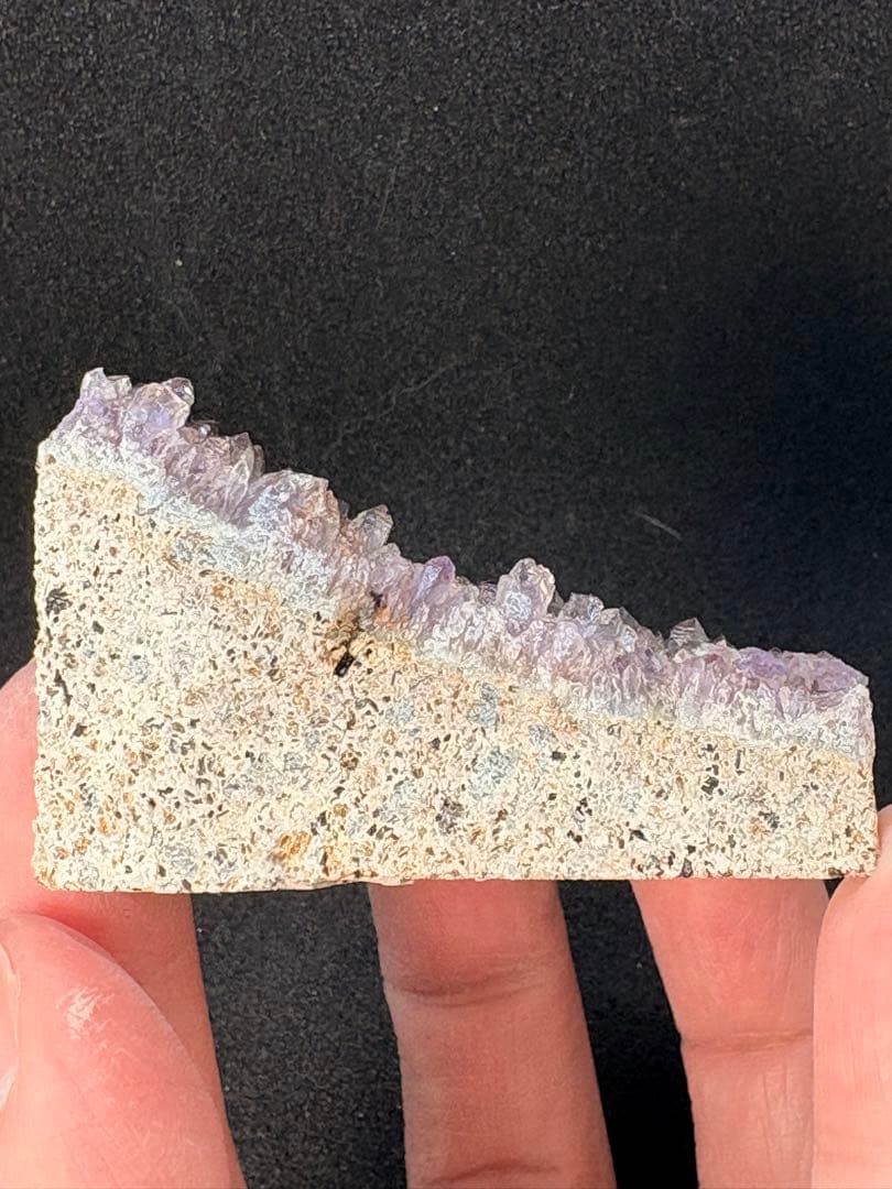 化石・鉱物コレクション アラカム鉱山産 アメジスト クラスター プラス