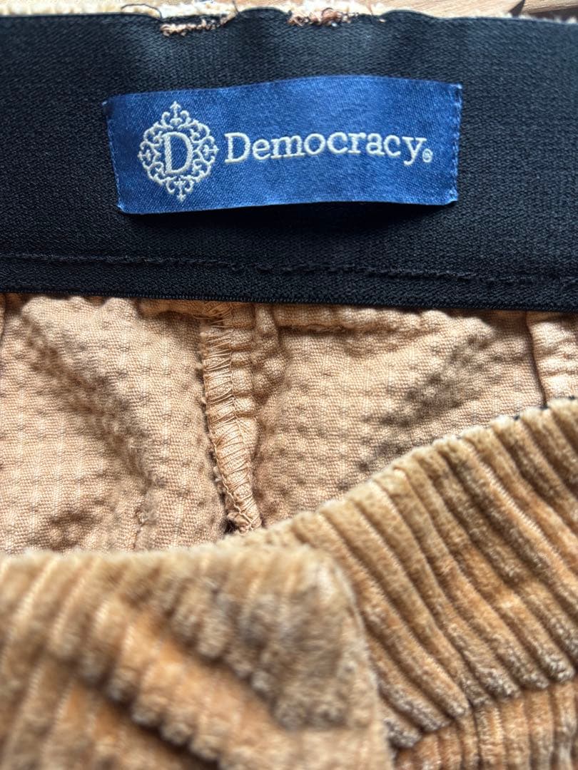 90-00's corduroy straight pants BROWN