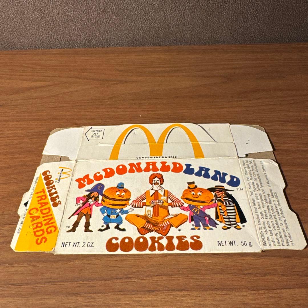 1978年 マクドナルド マクドナルドランド クッキーボックス キャプテン