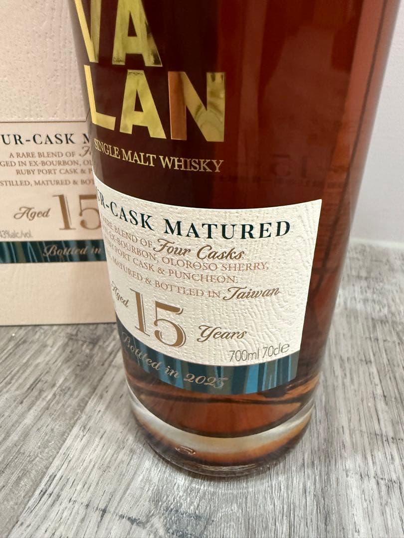 カバラン 初の15年年数熟成 数量限定 2025 KAVALAN 02