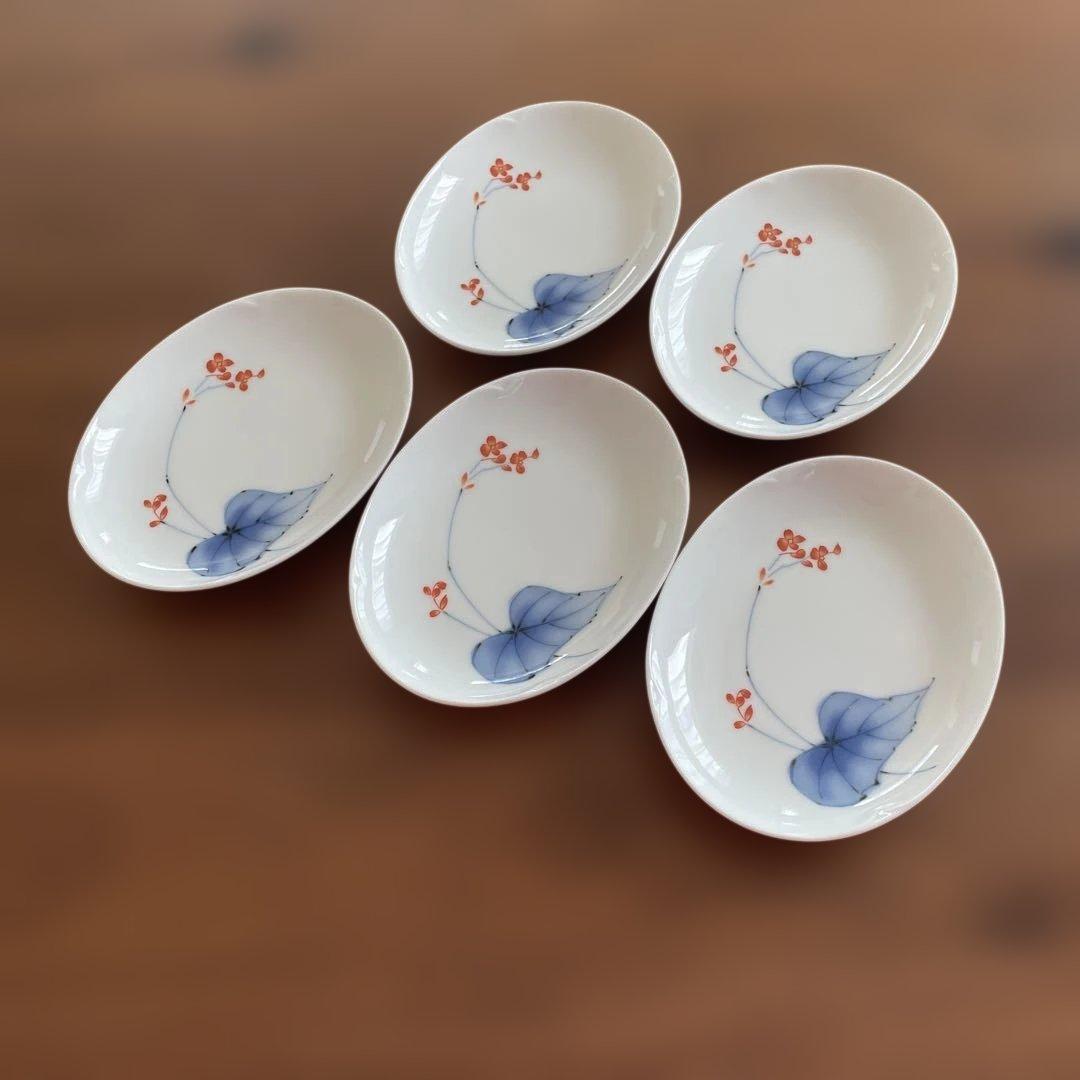 香蘭社 皿 相思花 5枚セット 楕円皿 小皿 - メルカリ