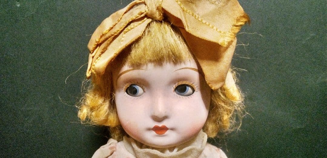 三越ドール フラーティアイ 大正 昭和 サクラビスク 人形 最終価格