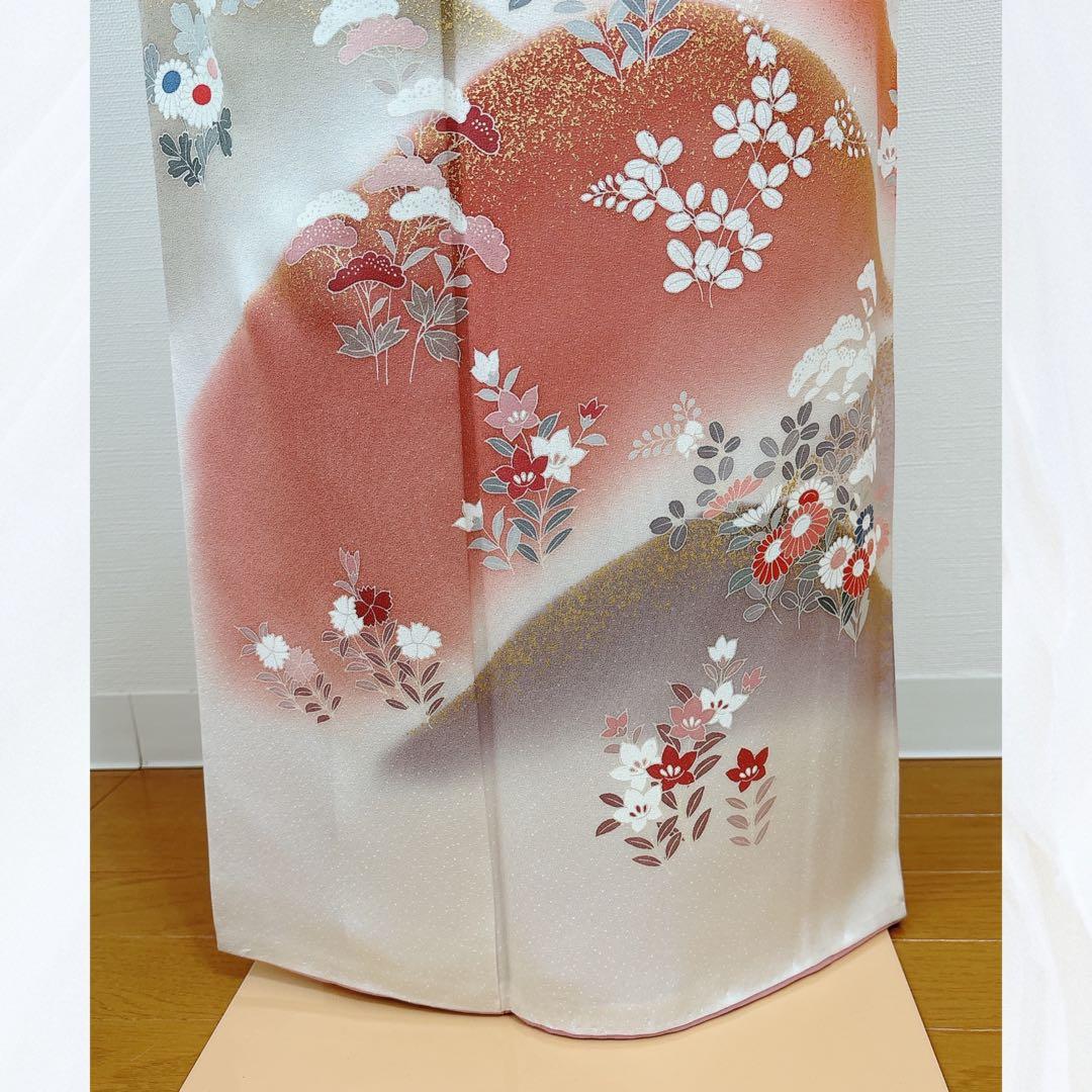 梅乃【148】正絹 訪問着 フルセット 七五三 お宮参り 結婚式 控えめ