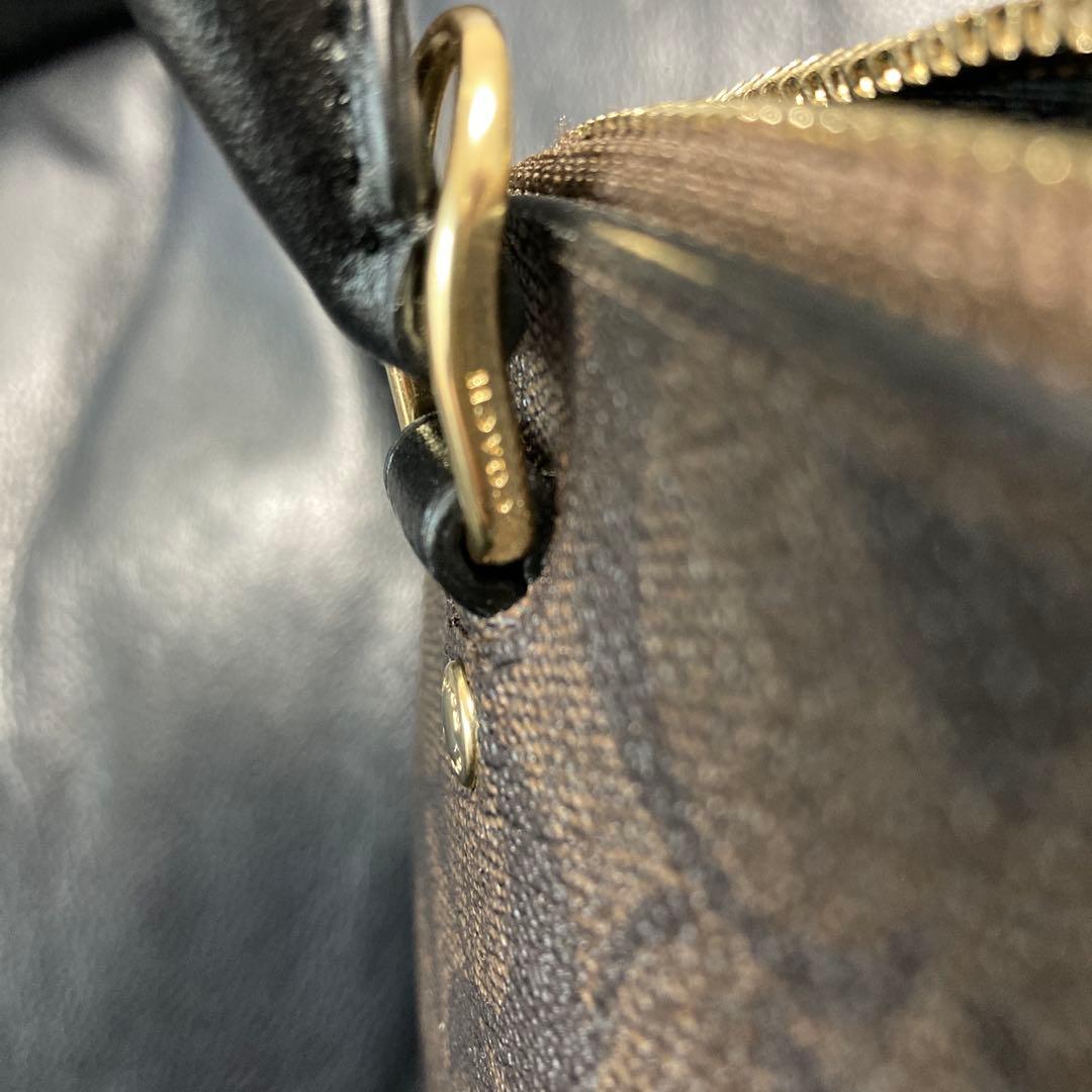 COACH ショルダーバッグ ブラウン/ブラック