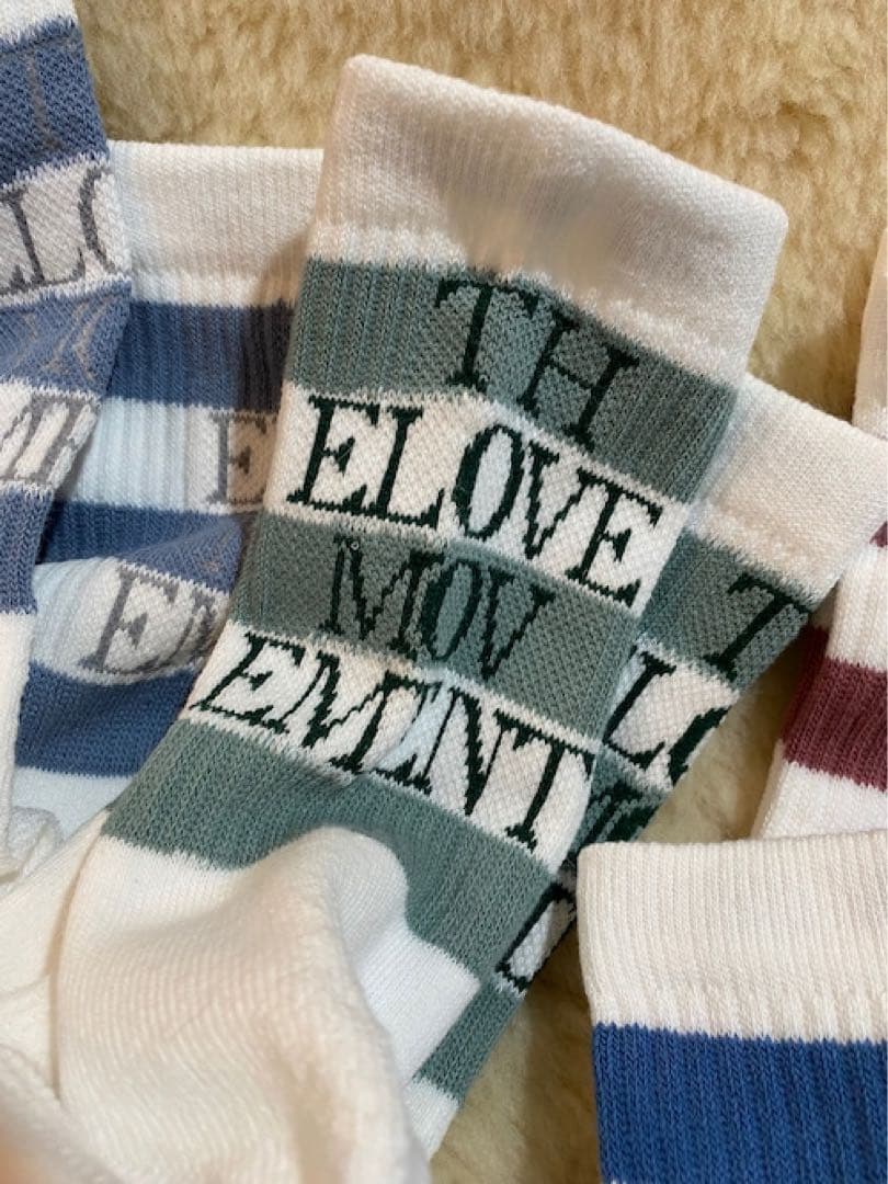 レッグウェア MY LOADS ARE LIGHT ALWAYTH TEXT \"T.L.M\"