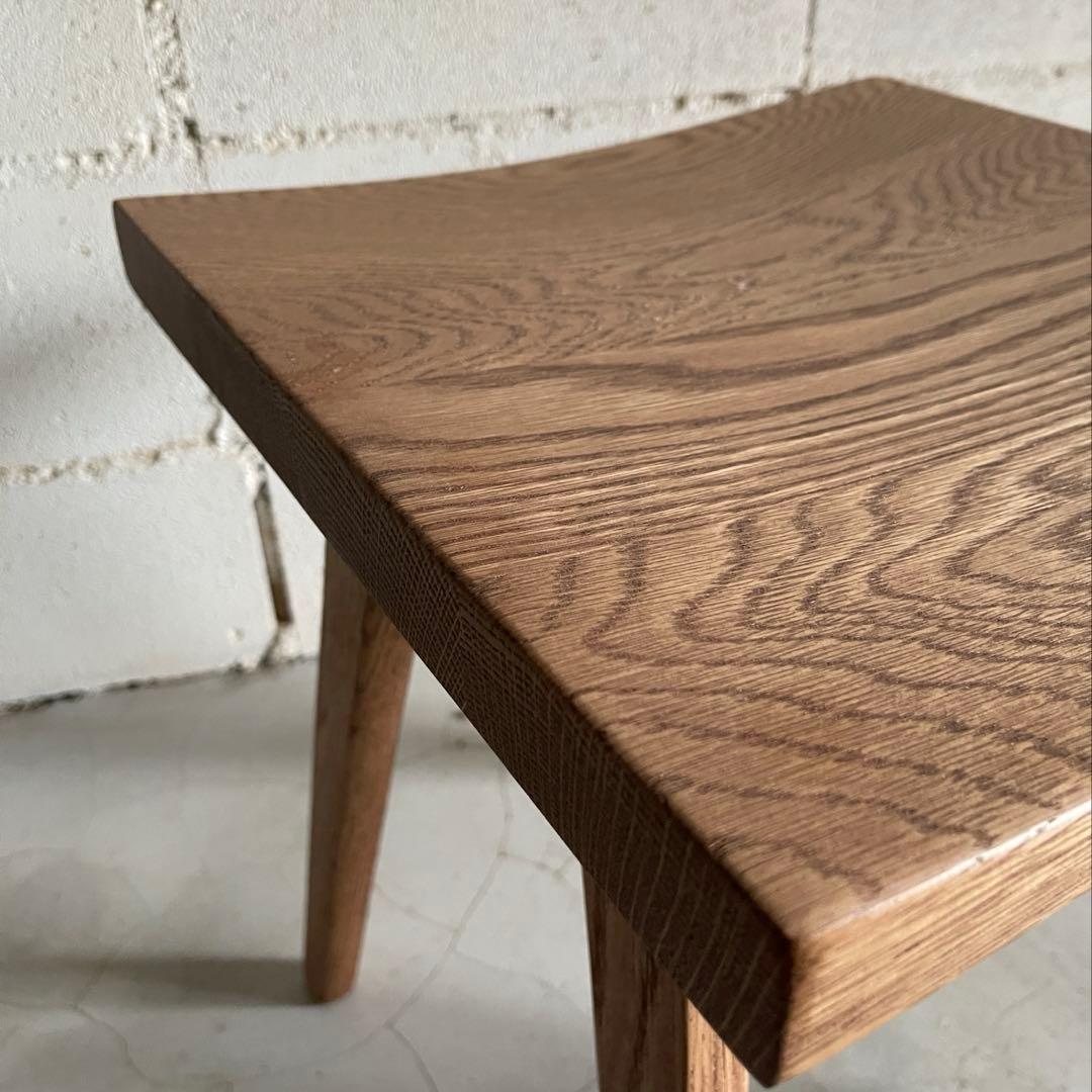 リフレッシュタイプチェア　ロータイプ　オーク無垢材　ウチダ　ライトオーク色