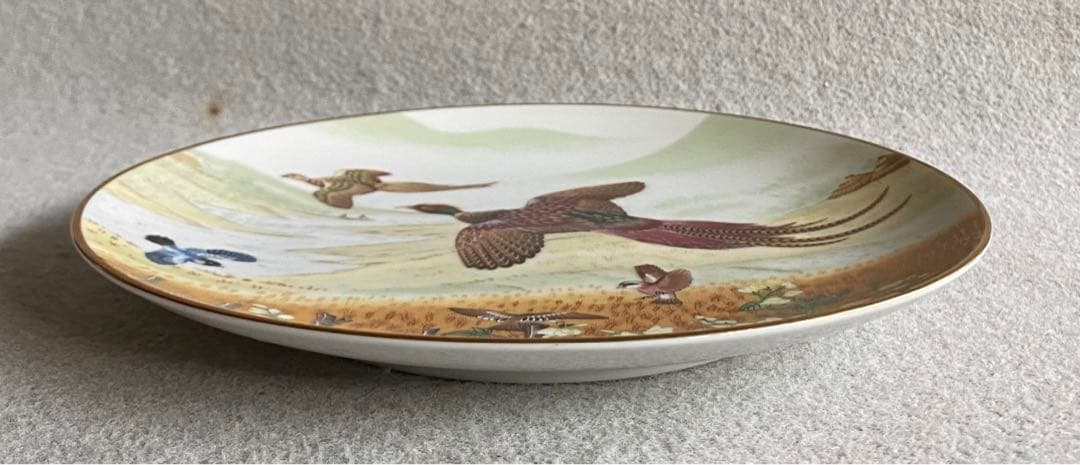 フランクリン・ポーセリン／富蘭克林瓷器・花鳥節氣圓 ／小滿（キジ 他