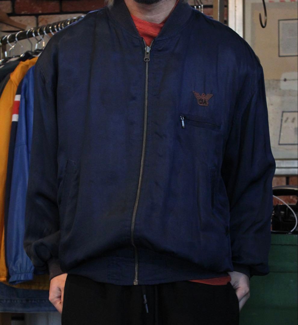 80~90s Giorgio Armani Bomber Jacket - メルカリ