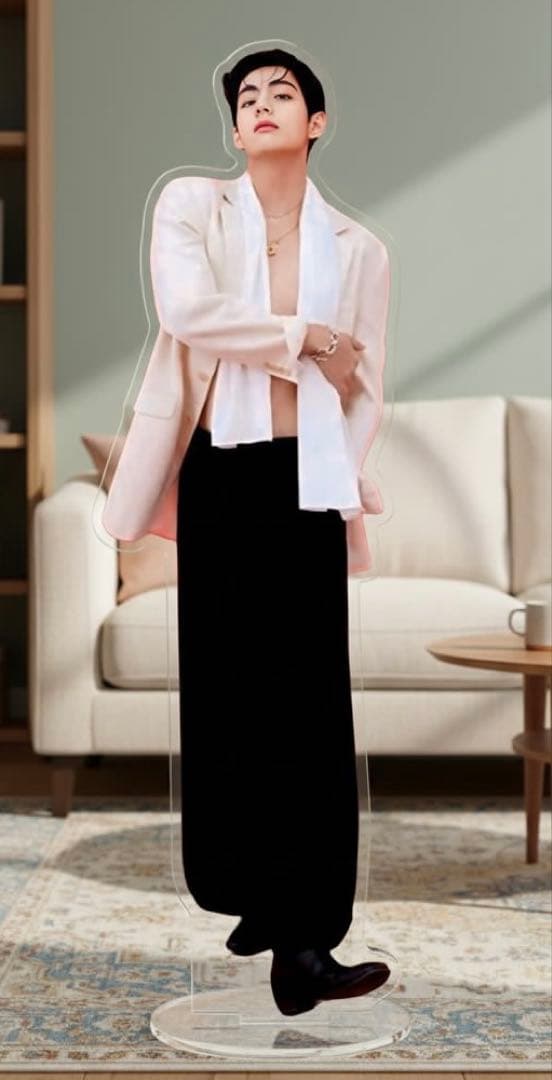 taehyung テヒョン テテ 超BIGアクスタ 30cm - メルカリ taehyung