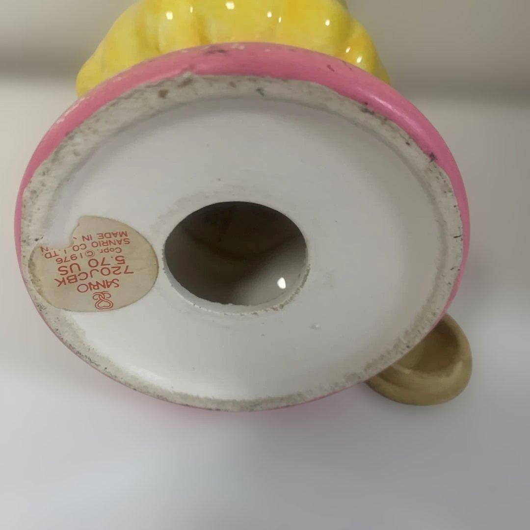 レア キキララのLalaの貯金箱 陶器 - メルカリ