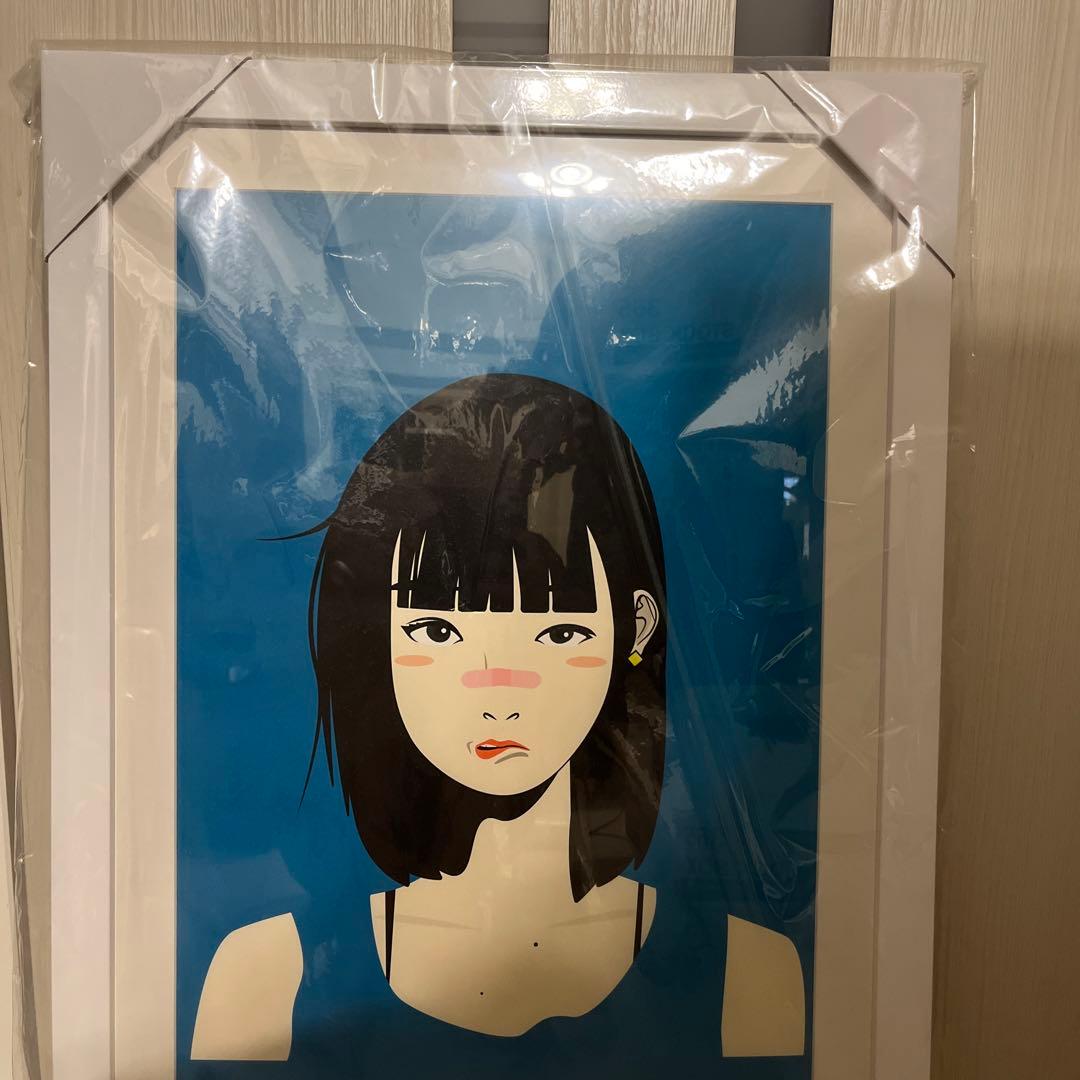 限定10枚 蟷螂子 シルクスクリーン ed.10 初期の作品　直筆サイン入り 限定10枚 蟷螂子 シルクスクリーン ed.10 初期の作品 直筆サイン入り