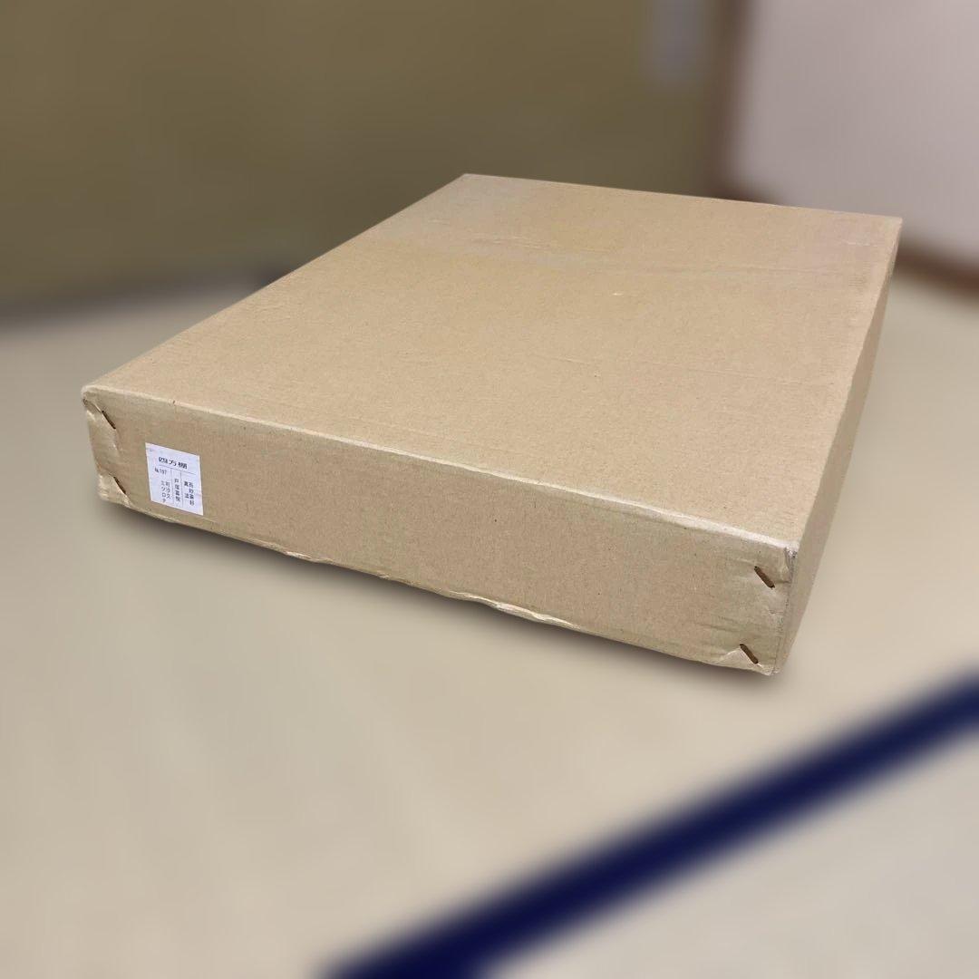 茶道具】戸塚富悦造 而妙斎好 真塗四方棚（紙箱）組立式 送料