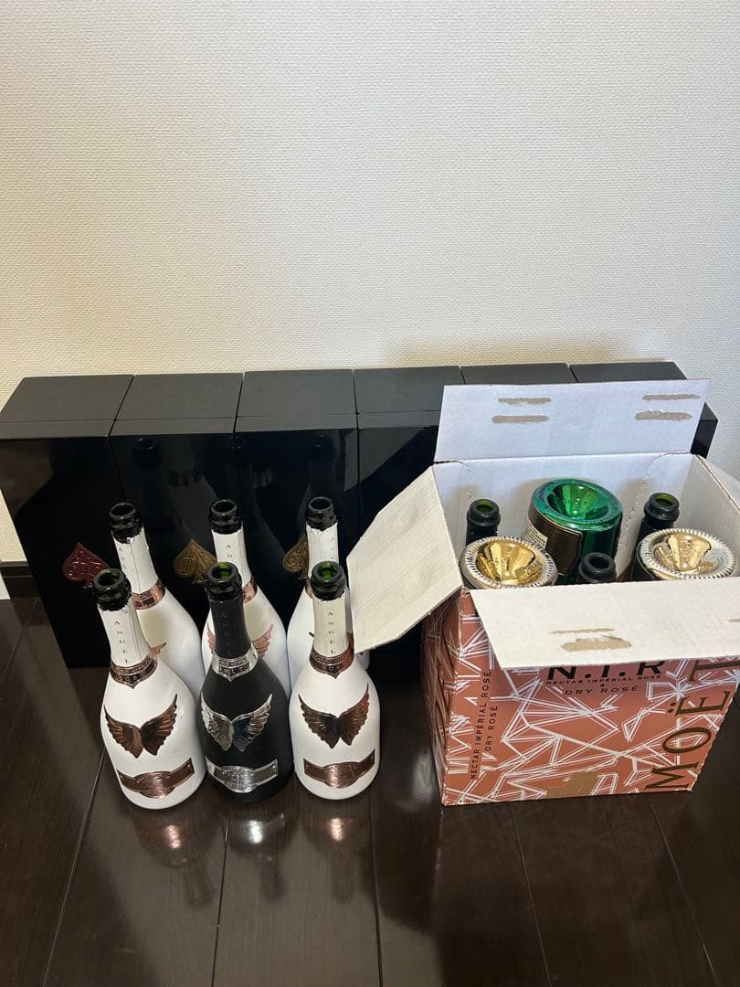 アルマンド　エンジェルシャンパン　空瓶詰め合わせ アルマンド エンジェルシャンパン 空瓶詰め合わせ