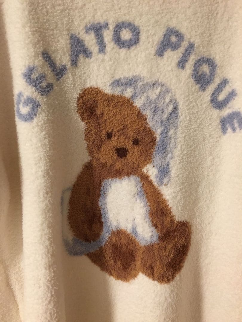 Gelato Pique GOOD NIGHT BEARジャガードワンピース