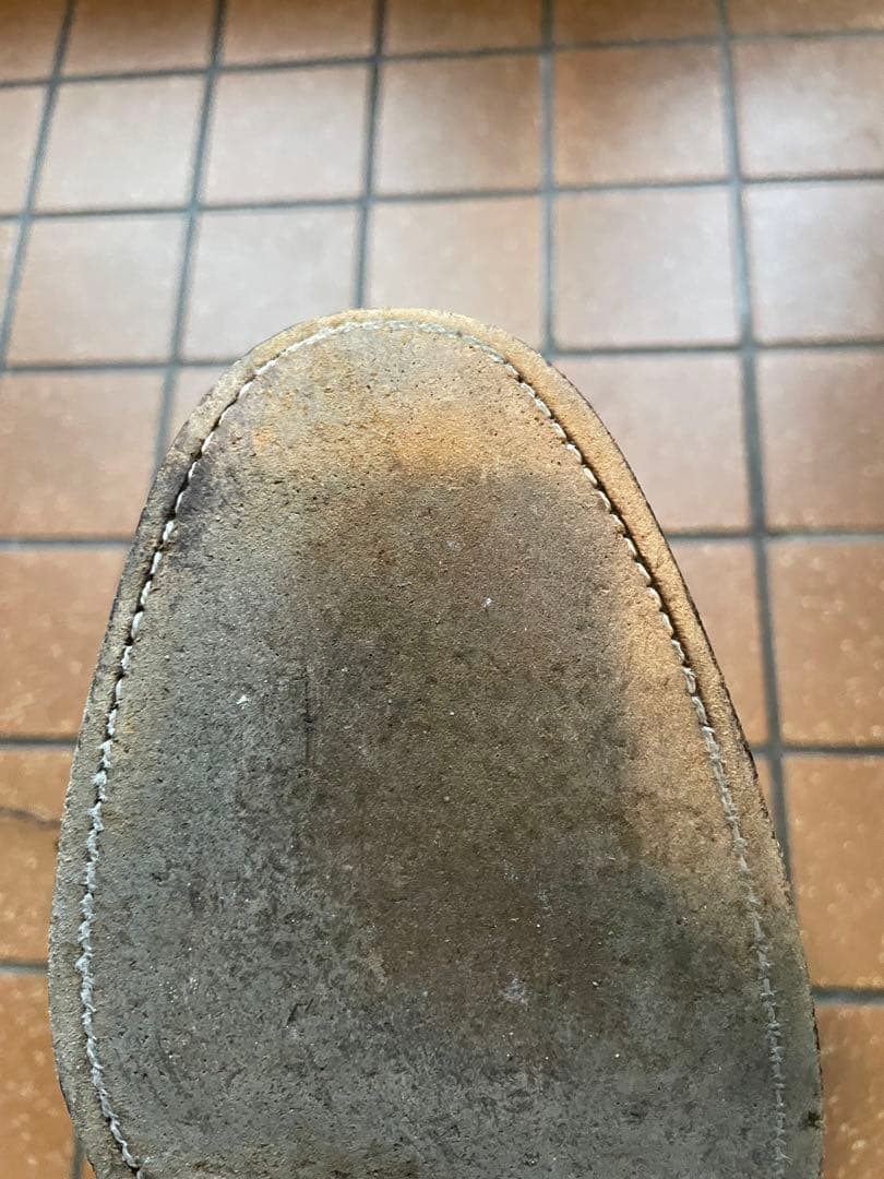 FLORSHEIM バーガンディ ガラスレザー ウィングチップシューズ