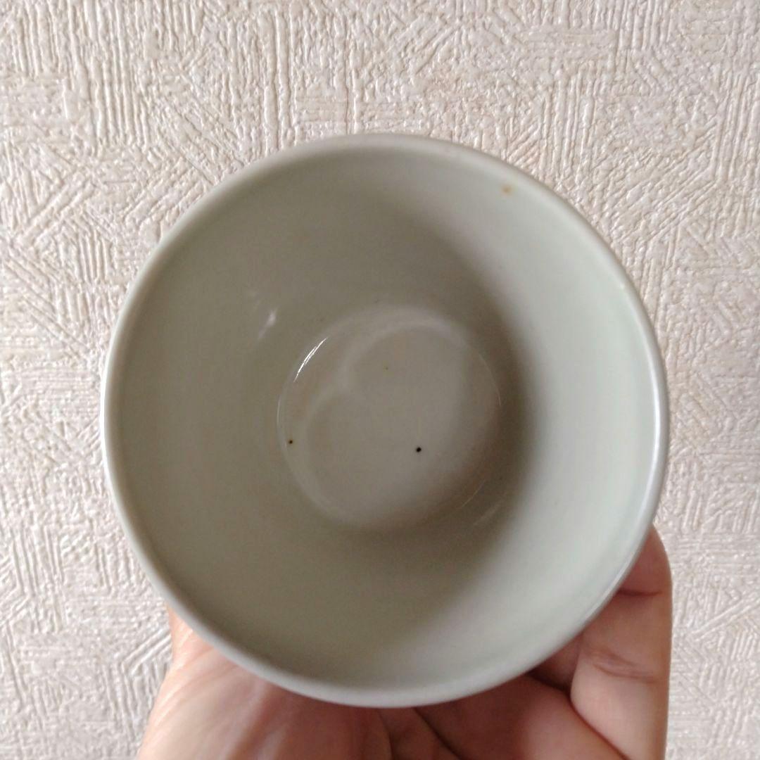 古伊万里染付格子文蕎麦猪口