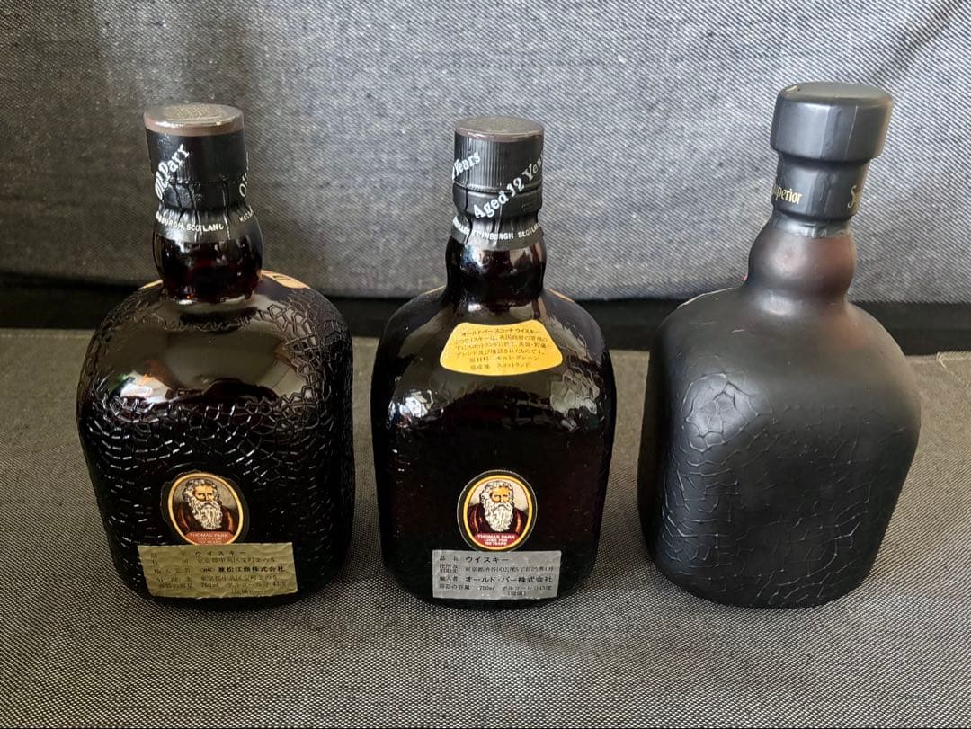 オールドパー スーペリア&特級時代ボトル ウイスキー古酒 未開封 3本