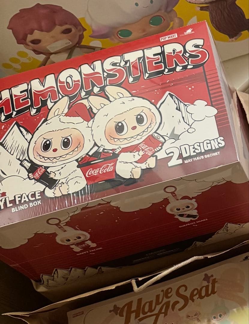 THE MONSTERS コカ・コーラ シリーズぬいぐるみ シュリンク付1セット