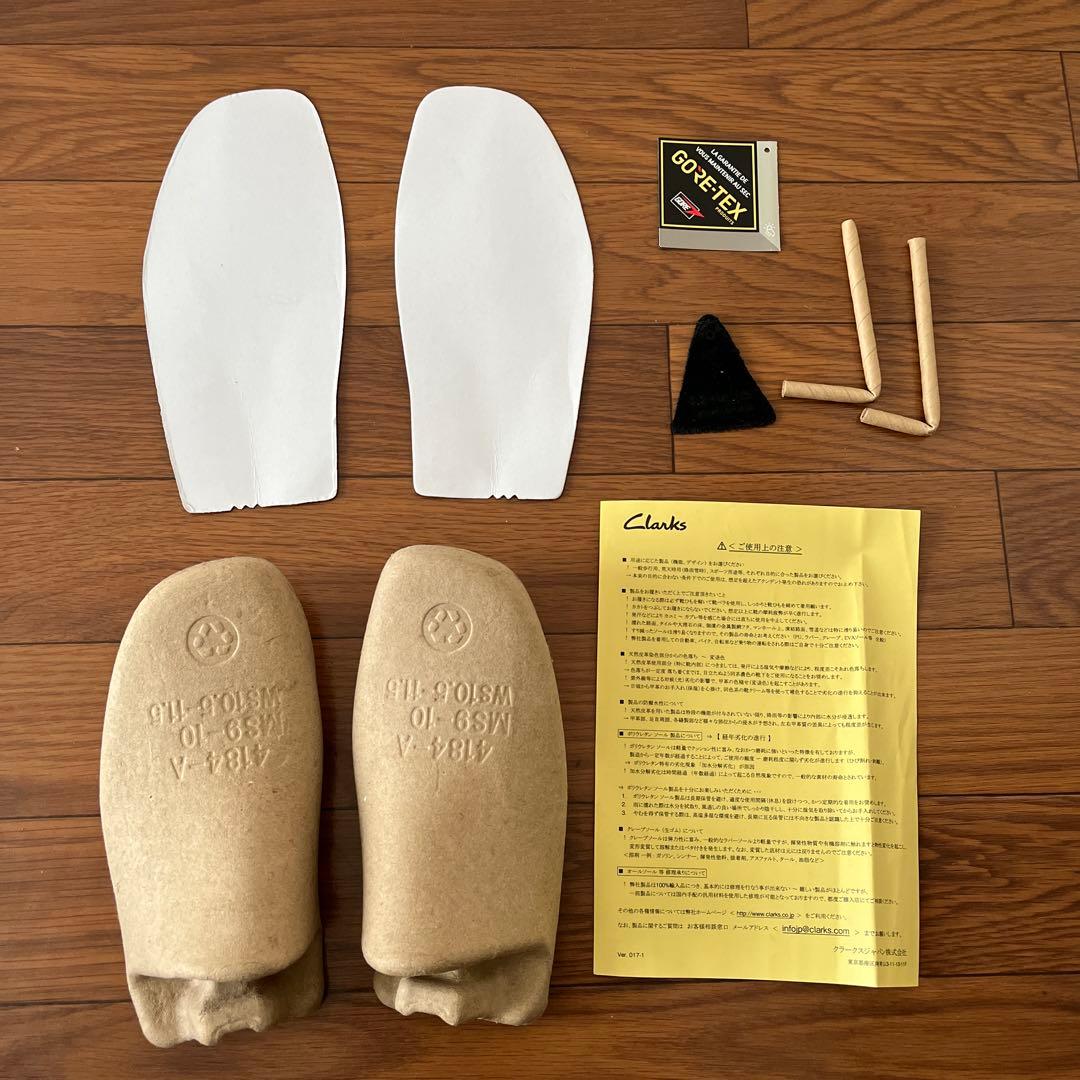 CLARKS ワラビー ブラックモカシン