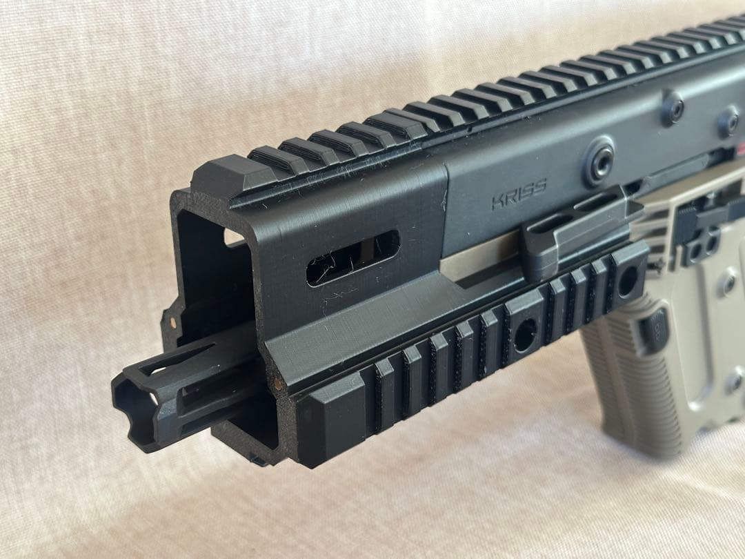 3Dプリンター製 クリスベクター用ハンドガード ブラック