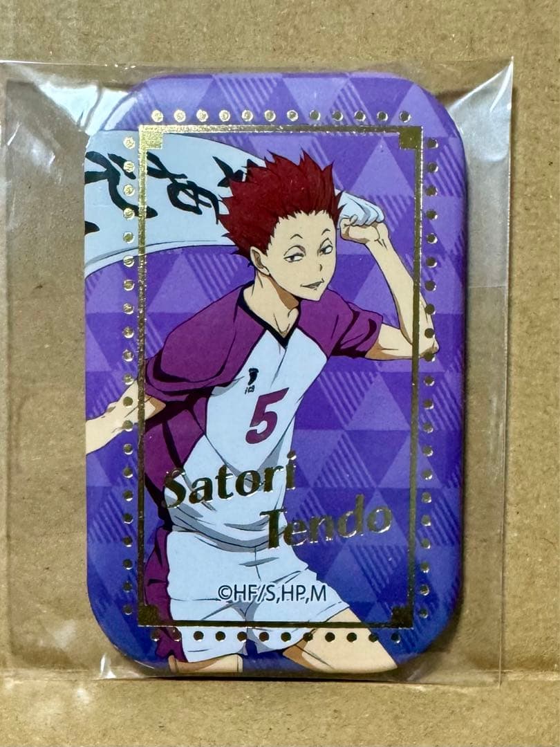 ハイキュー‼︎ セブンネット限定 横断幕 スクエア缶バッジ 天童覚