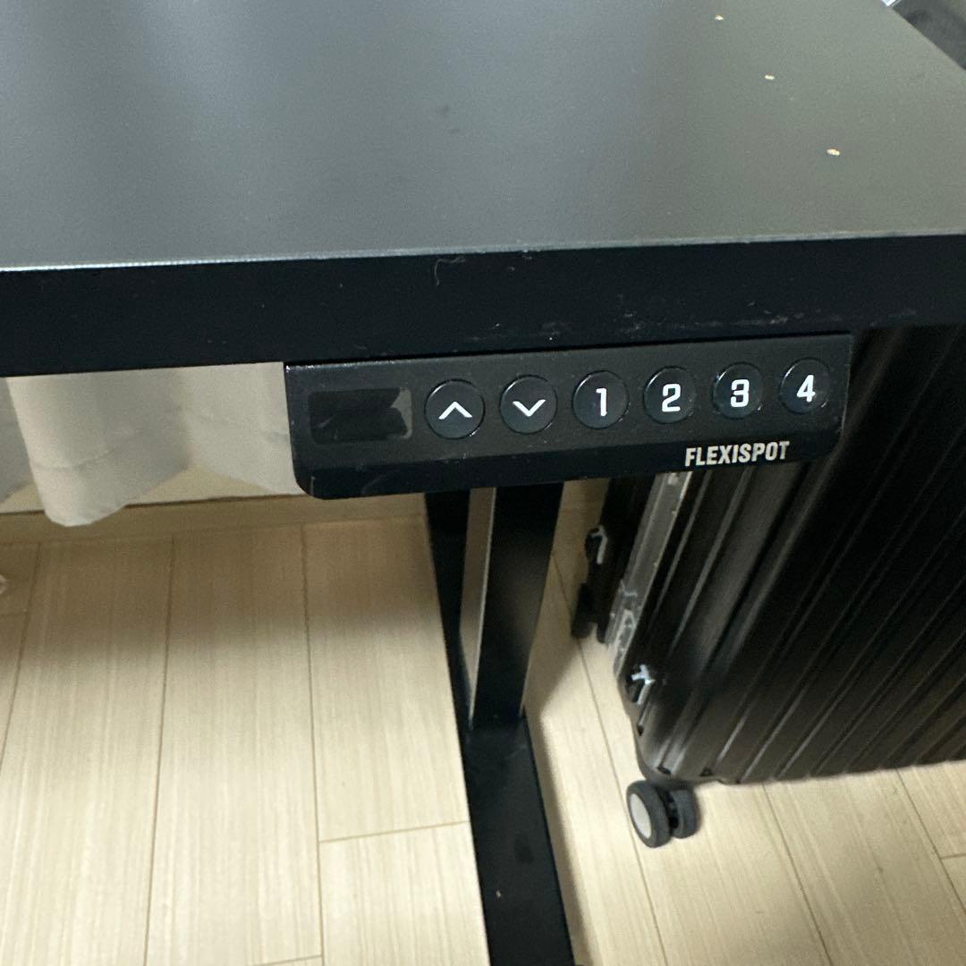 [0420]FLEXISPOT 電動式昇降デスク　ブラック　120x60
