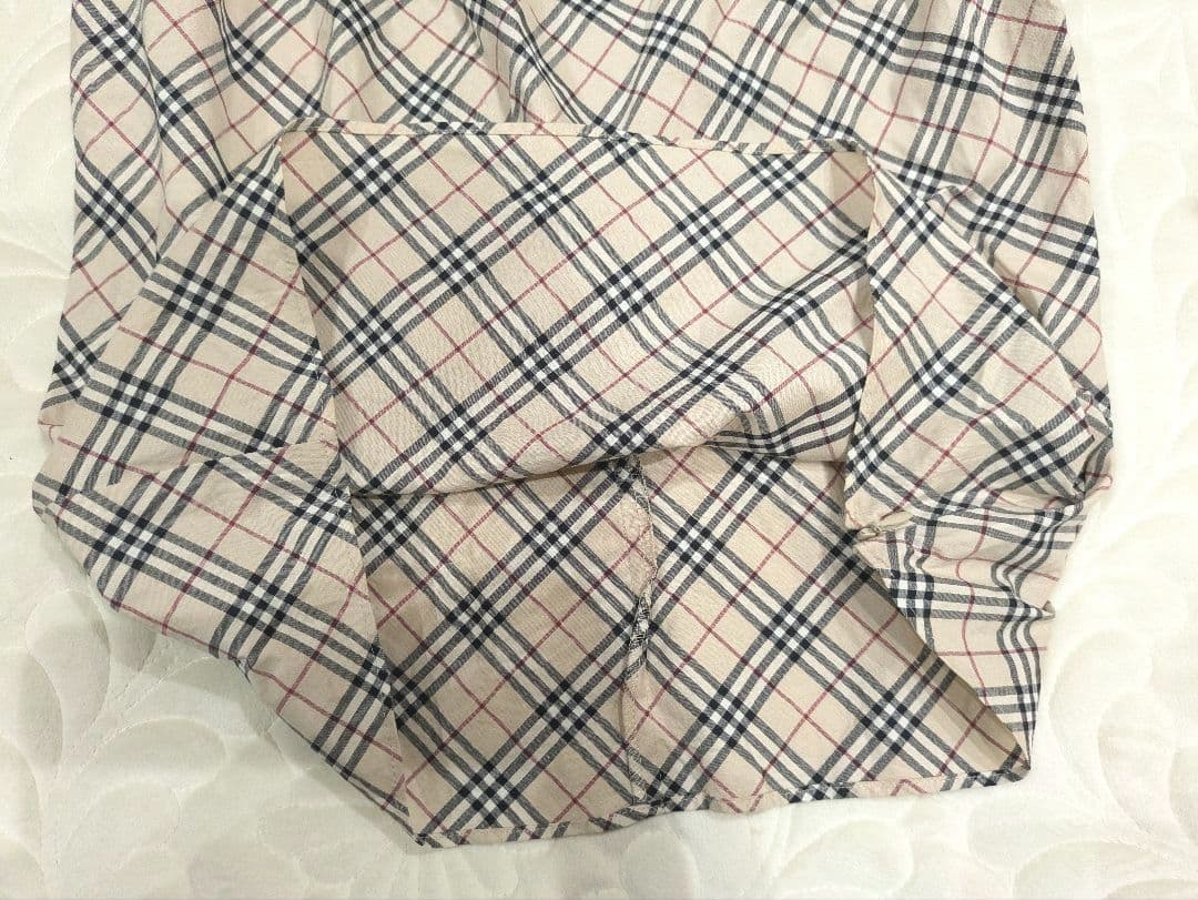 売約済み☆専用　肩リボン ノースリーブ ノバチェック ホースロゴ