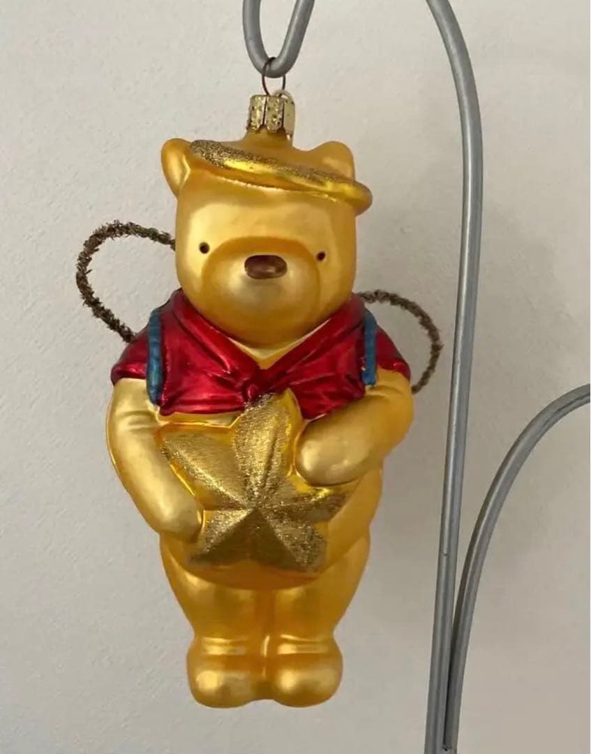 クラッシックプーさん オーナメント 3個セットスタンド付き