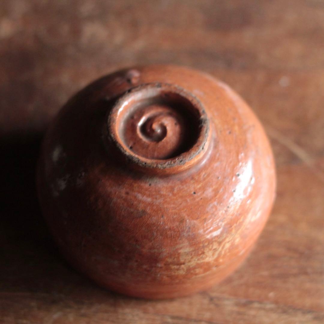 赤楽 小碗 No.5 大盃 小服茶碗 茶籠茶碗 古美術
