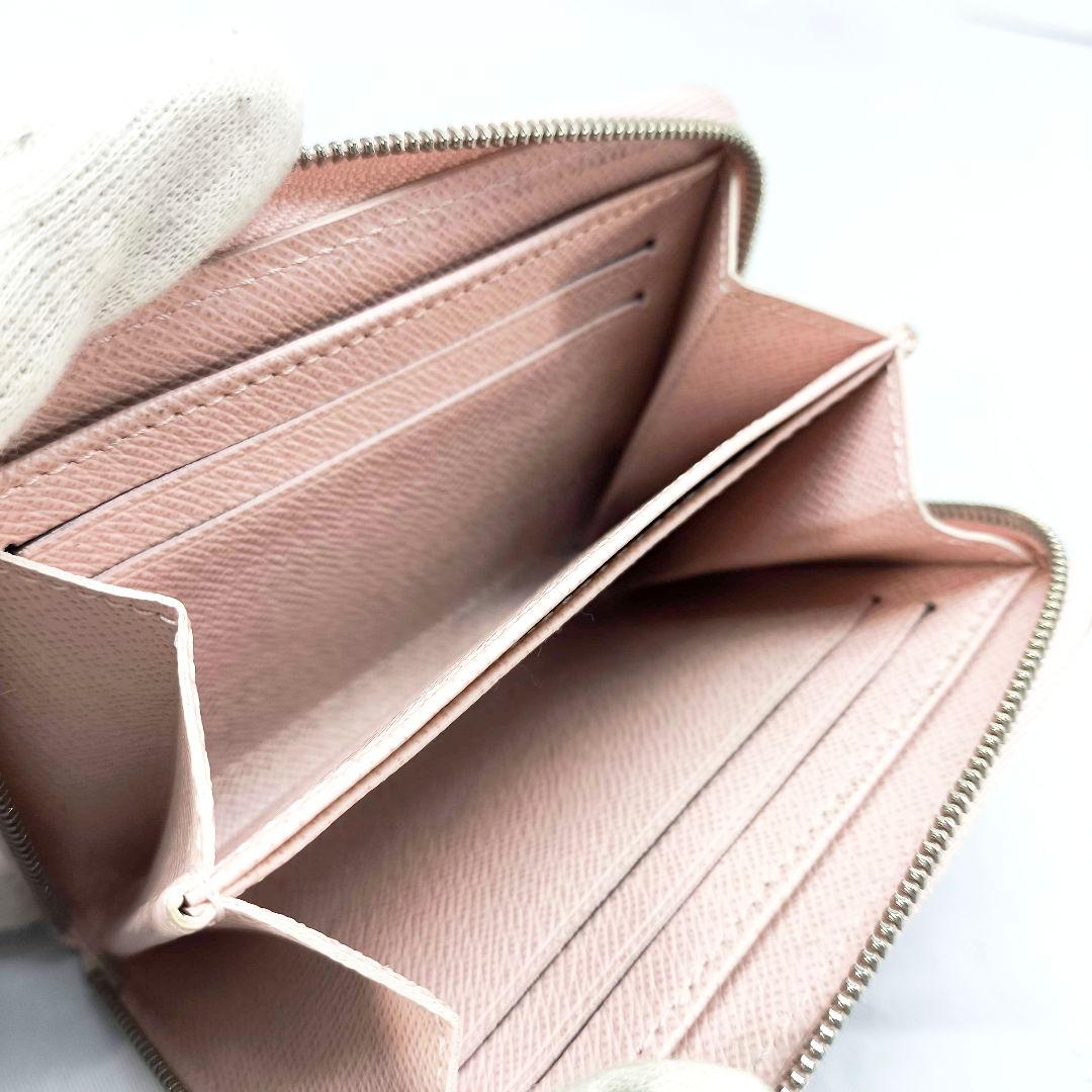 美品 ルイヴィトン エピ ジッピーパース ローズバレリーヌ ピンク