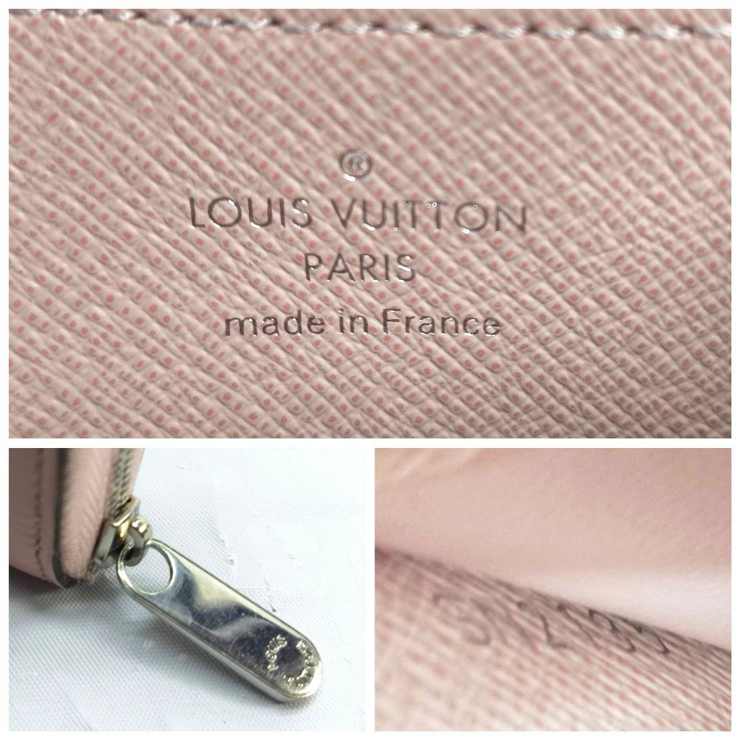 美品 ルイヴィトン エピ ジッピーパース ローズバレリーヌ ピンク