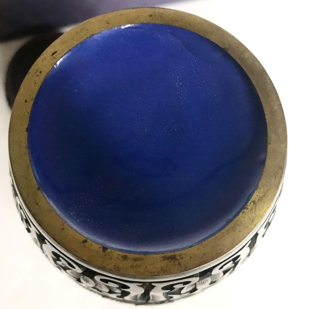 中国 黒堆朱 花瓶 雲龍文 骨董品