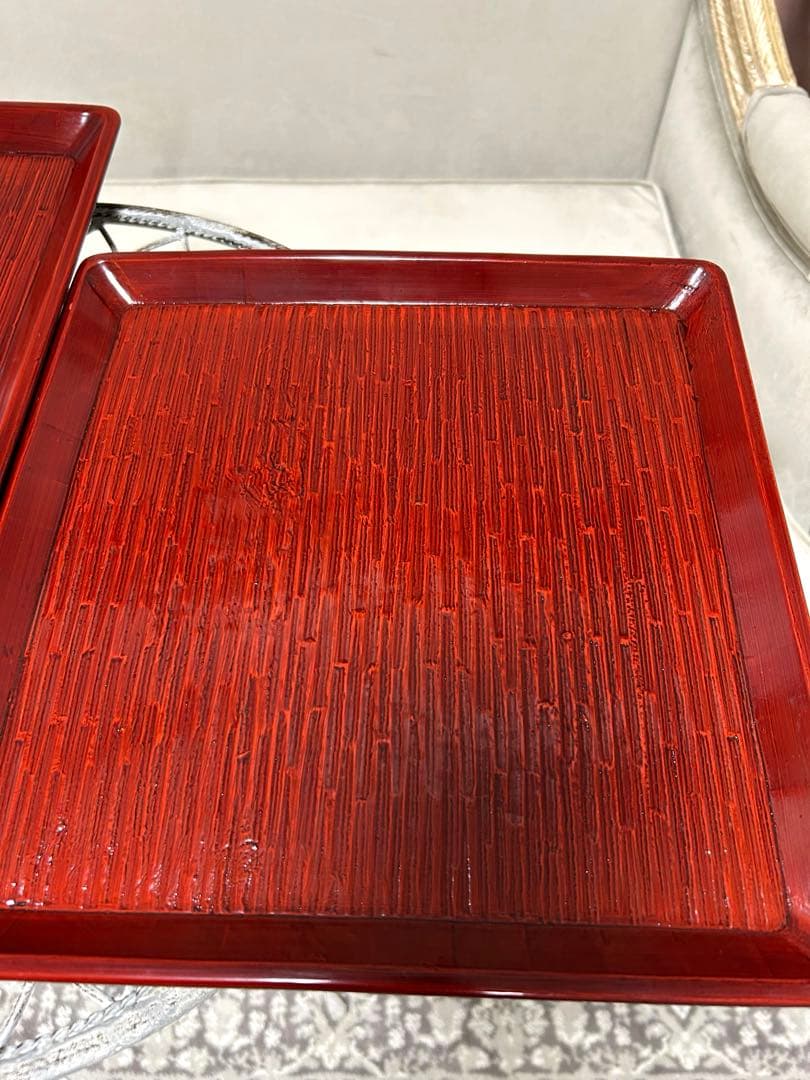 讃岐彫　盆　２枚