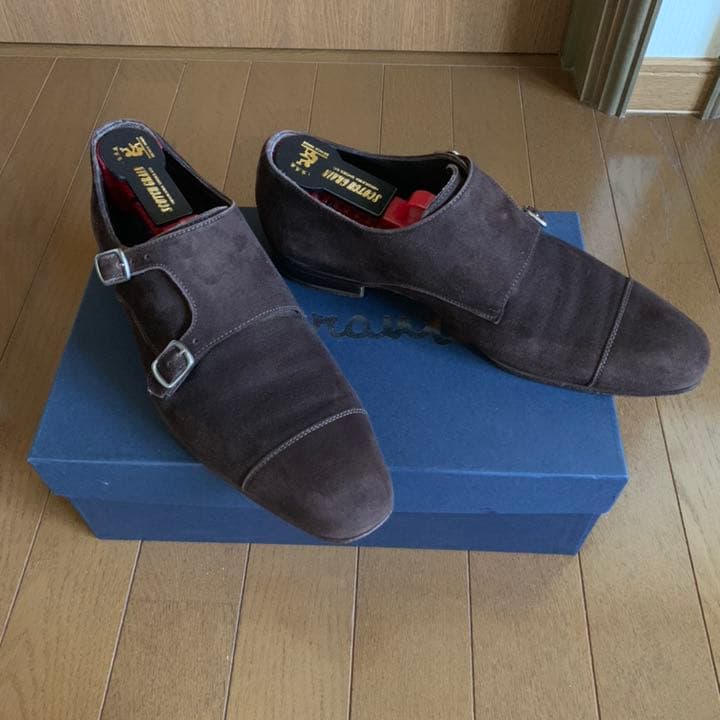 最終値下げ！美品✨【フェランテ】スウェード茶 ７