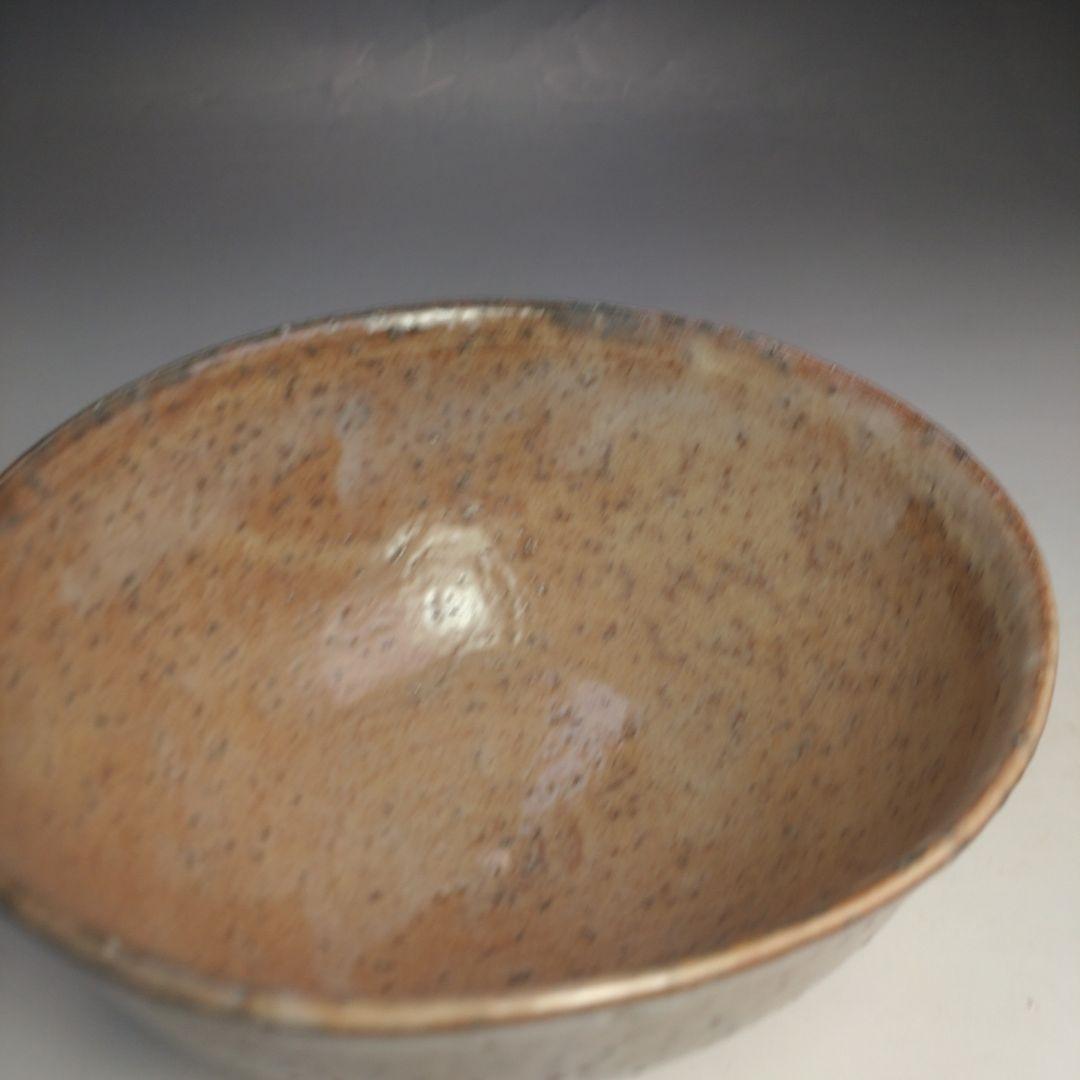 イ130 茶碗『萩焼窯元 大和吉孝松緑』『萩茶碗 共箱』抹茶碗 茶道具