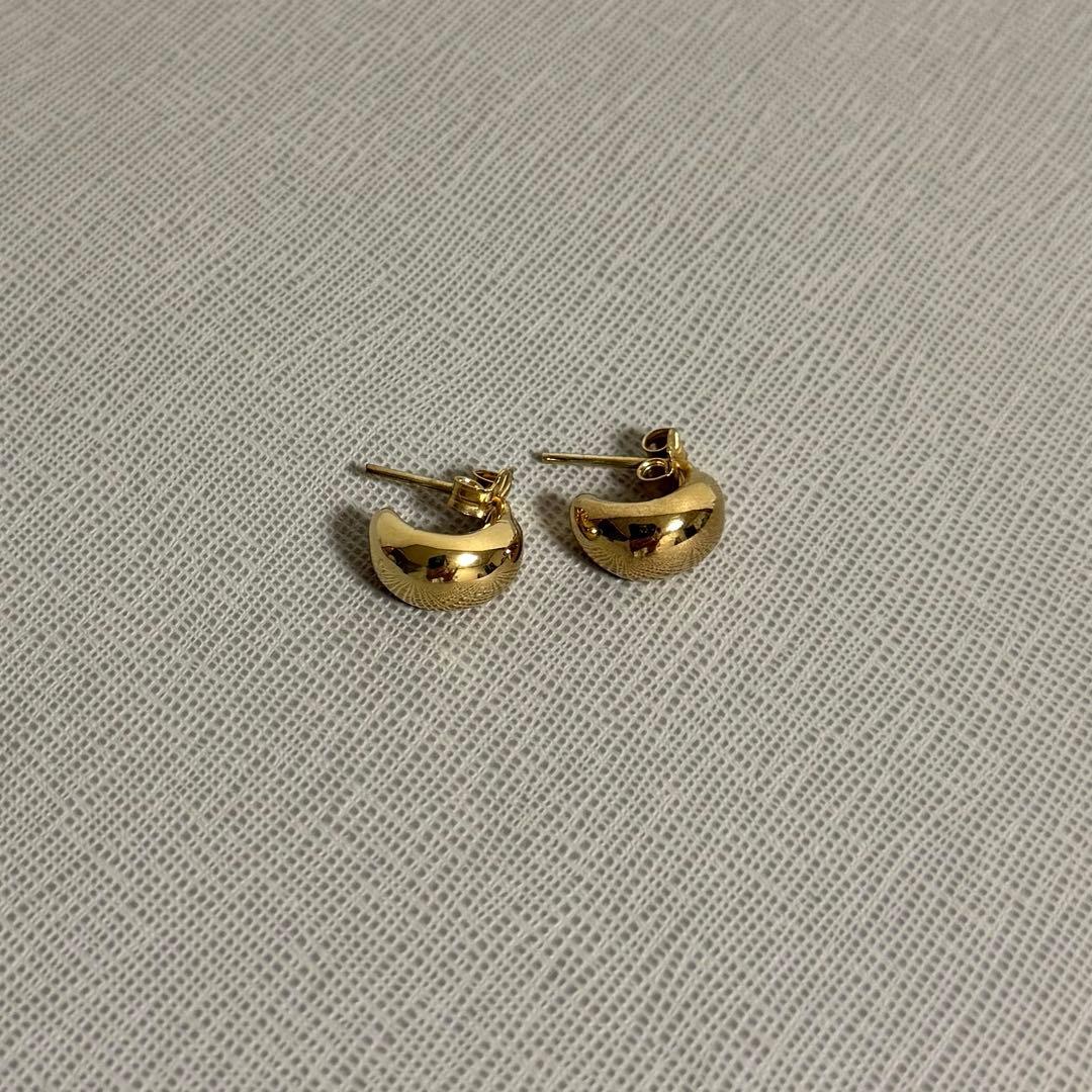 ドゥーズィエムクラス LAVER/ラバー GOLD HALF MOON ピアス