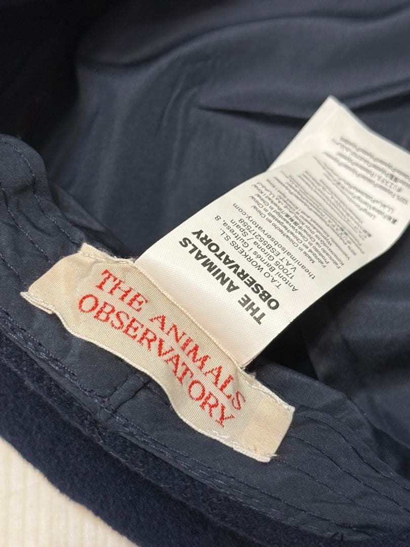 The Animals Observatory ベレー帽 ネイビー