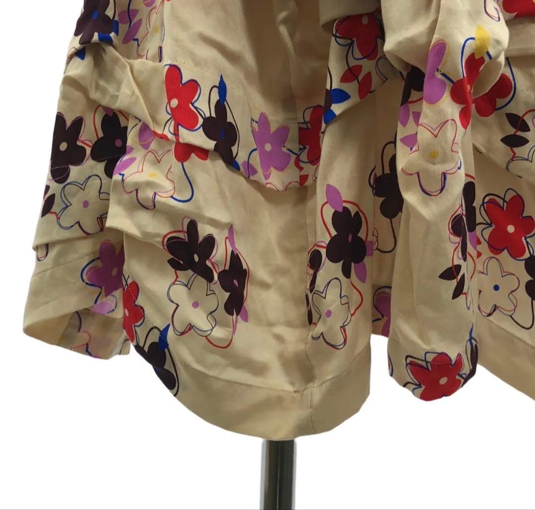 コムデギャルソンガール　花柄スカート