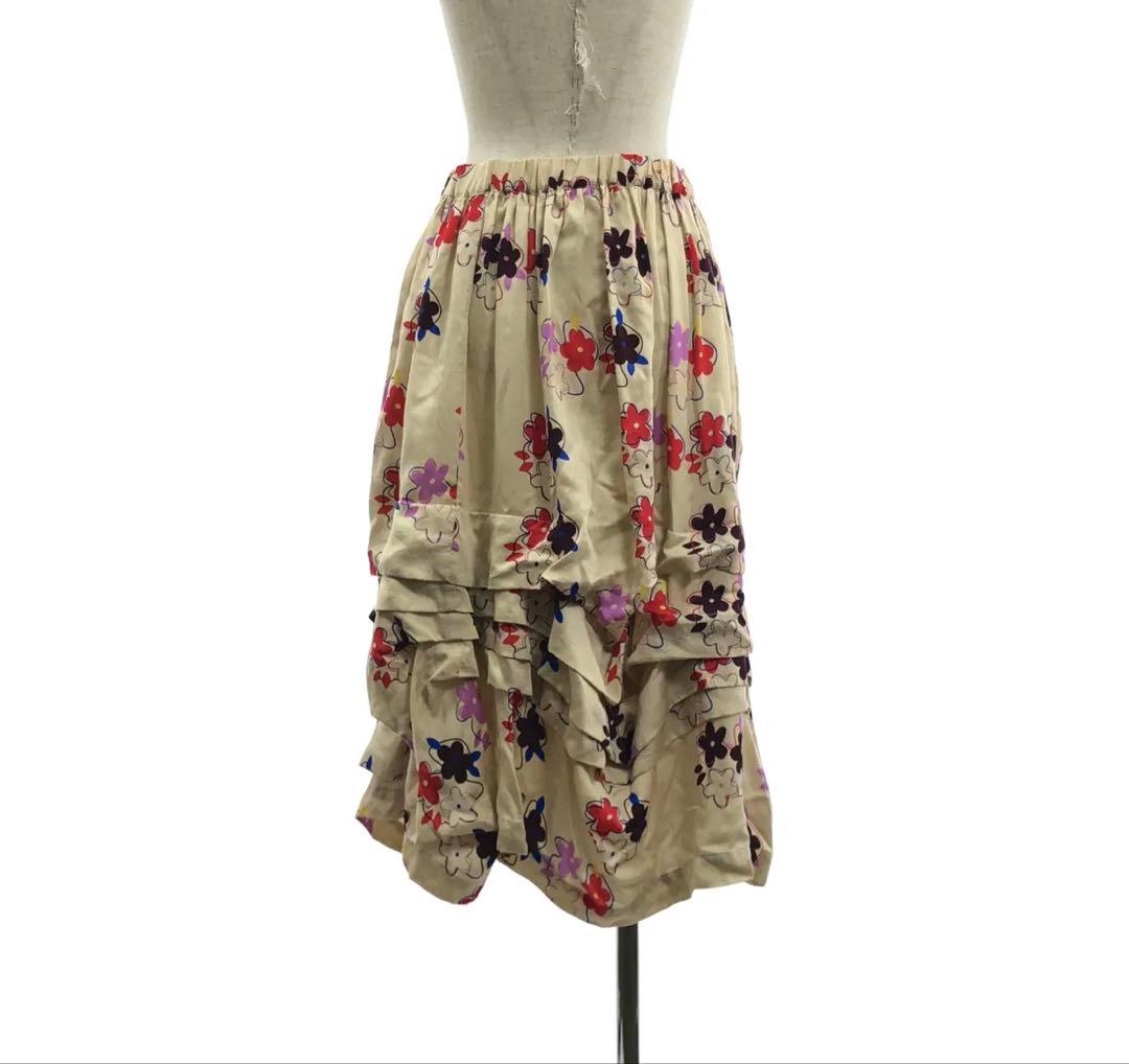 コムデギャルソンガール　花柄スカート