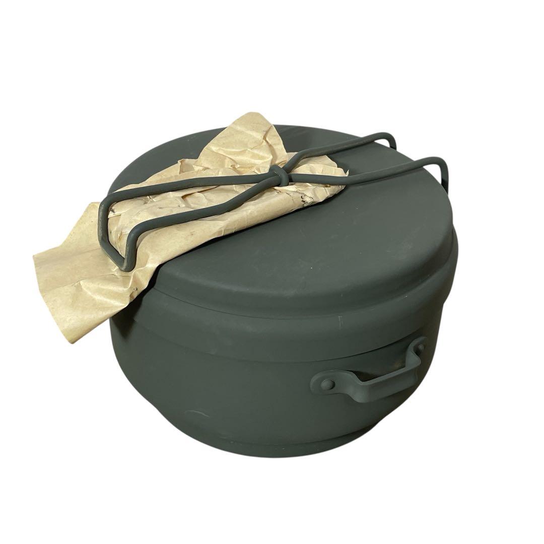 チェコ軍 初期型 アルミ クッカー メスキット 耳付き オリーブ 未使用 軍幕