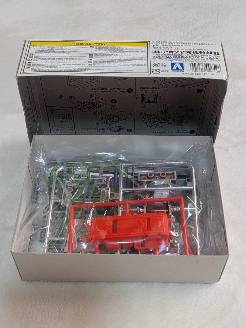 未使用 青島文化教材社 デコトラ プルバックゼンマイ プラモデル 6個セット