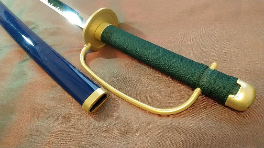 【金属刀身】模造刀 海賊 ワンピース シャンクス 武具 日本刀 コスプレ 模擬刀