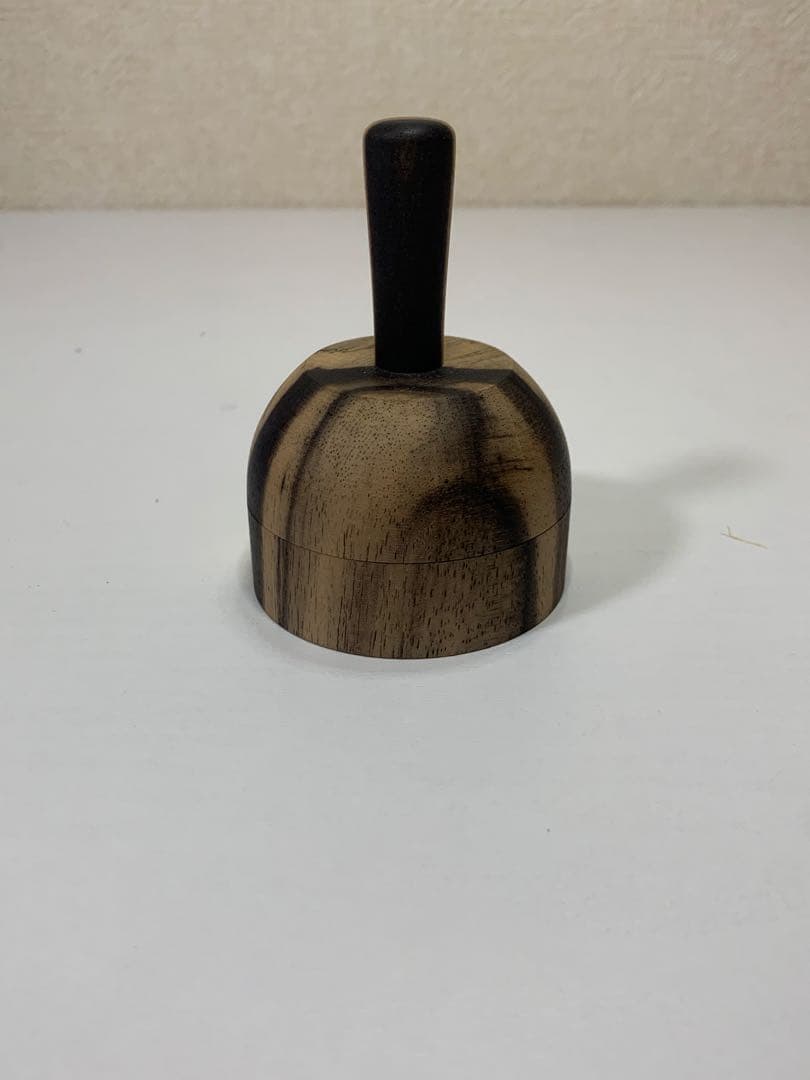 川瀬表完　縞柿砧香合　美品