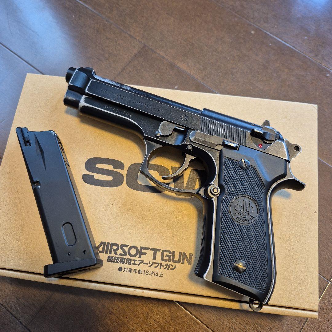 WESTERN ARMS 　M92FS 男達の挽歌　NEWバトルダメージ 楽天市場】ガスガン WA M92FS 【男たちの挽歌】NEWバトルダメージ Ver