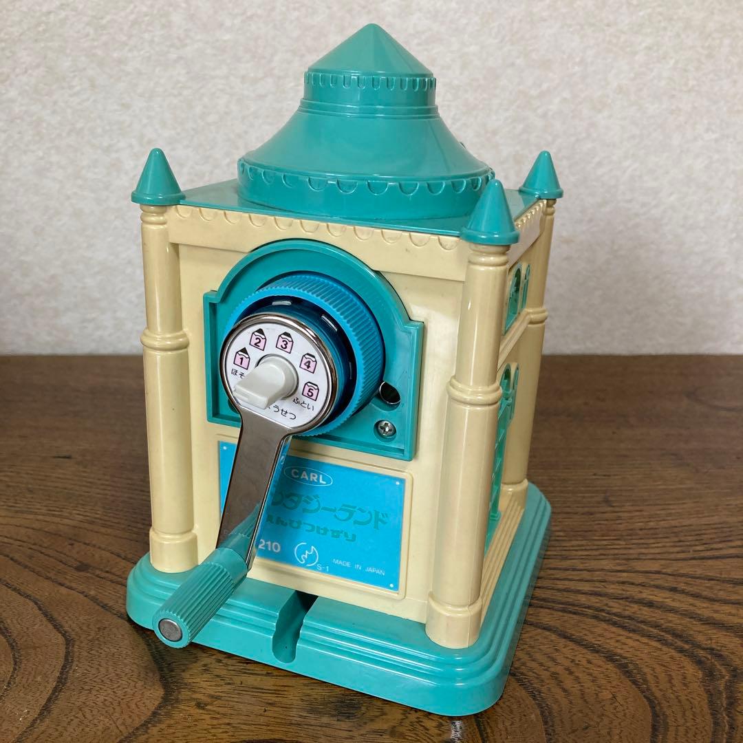 新品未使用❣️昭和レトロ アンティーク レア 鉛筆削り お城 手動