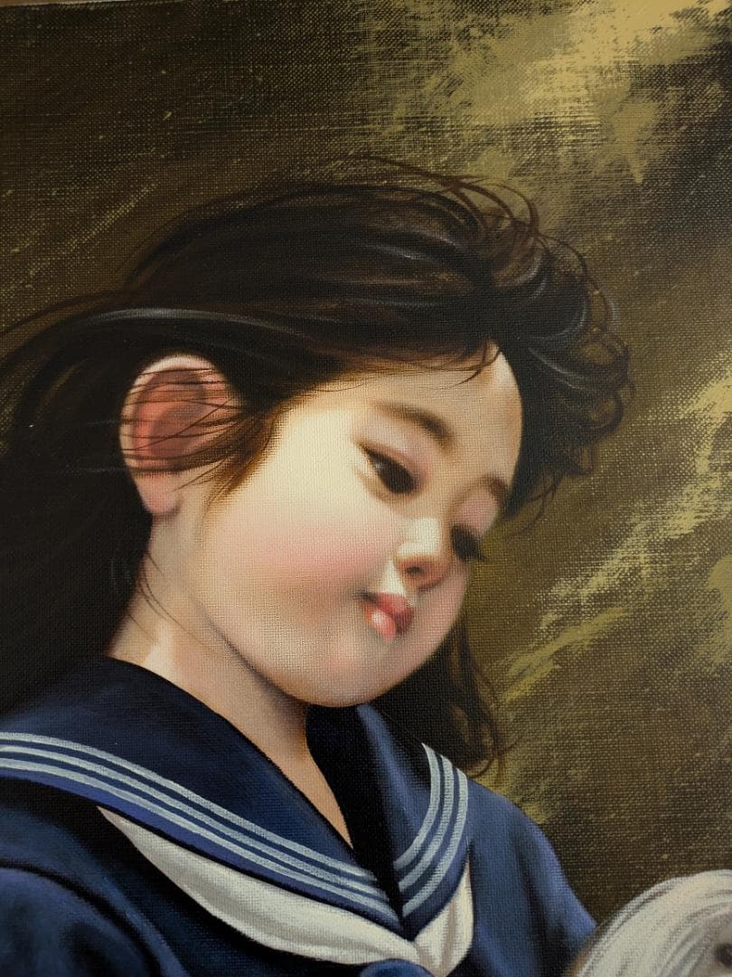 油絵、油彩画（８号）原田優