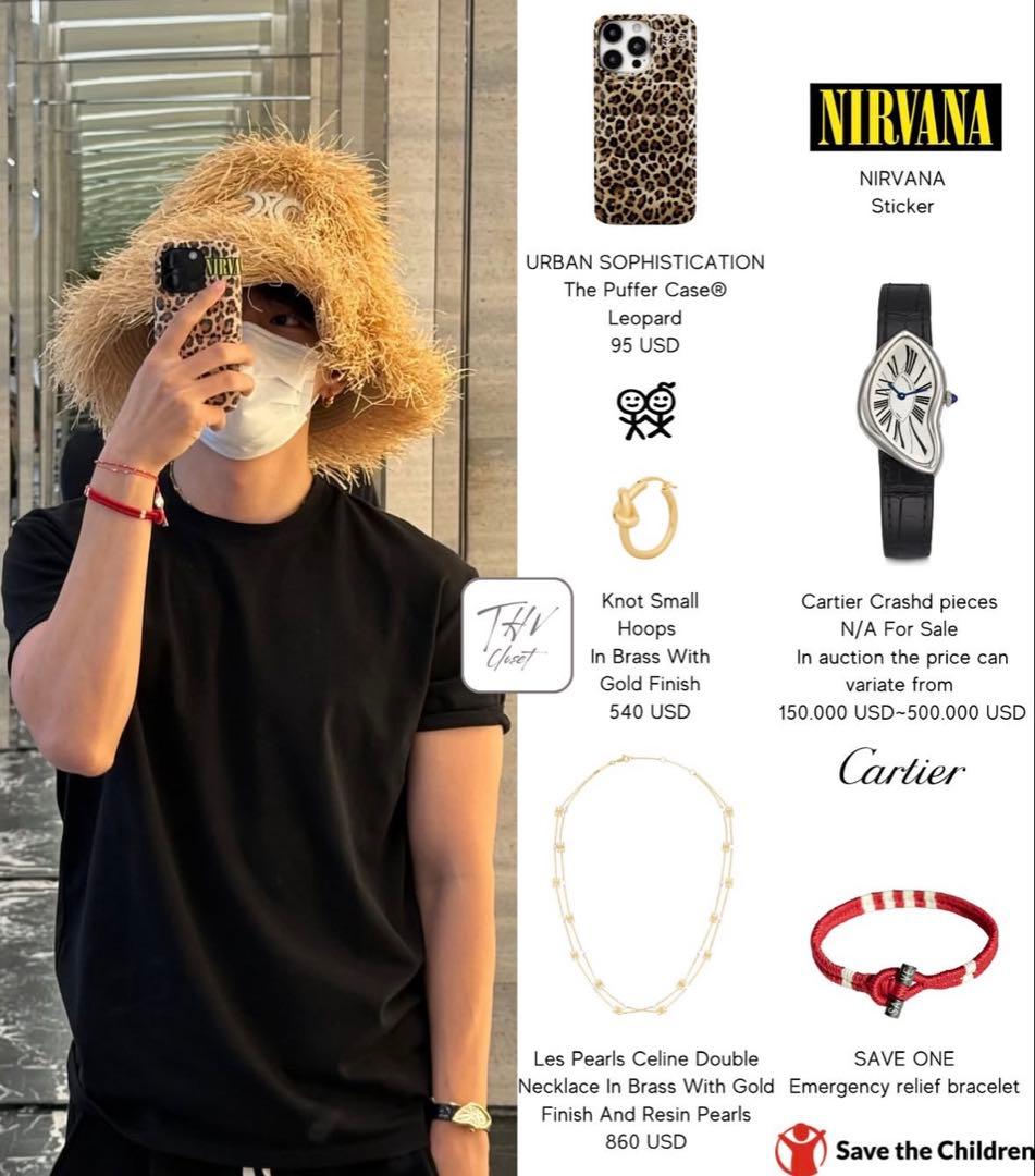 テテ着用 BTS着用 SAVE ONE ブレスレット