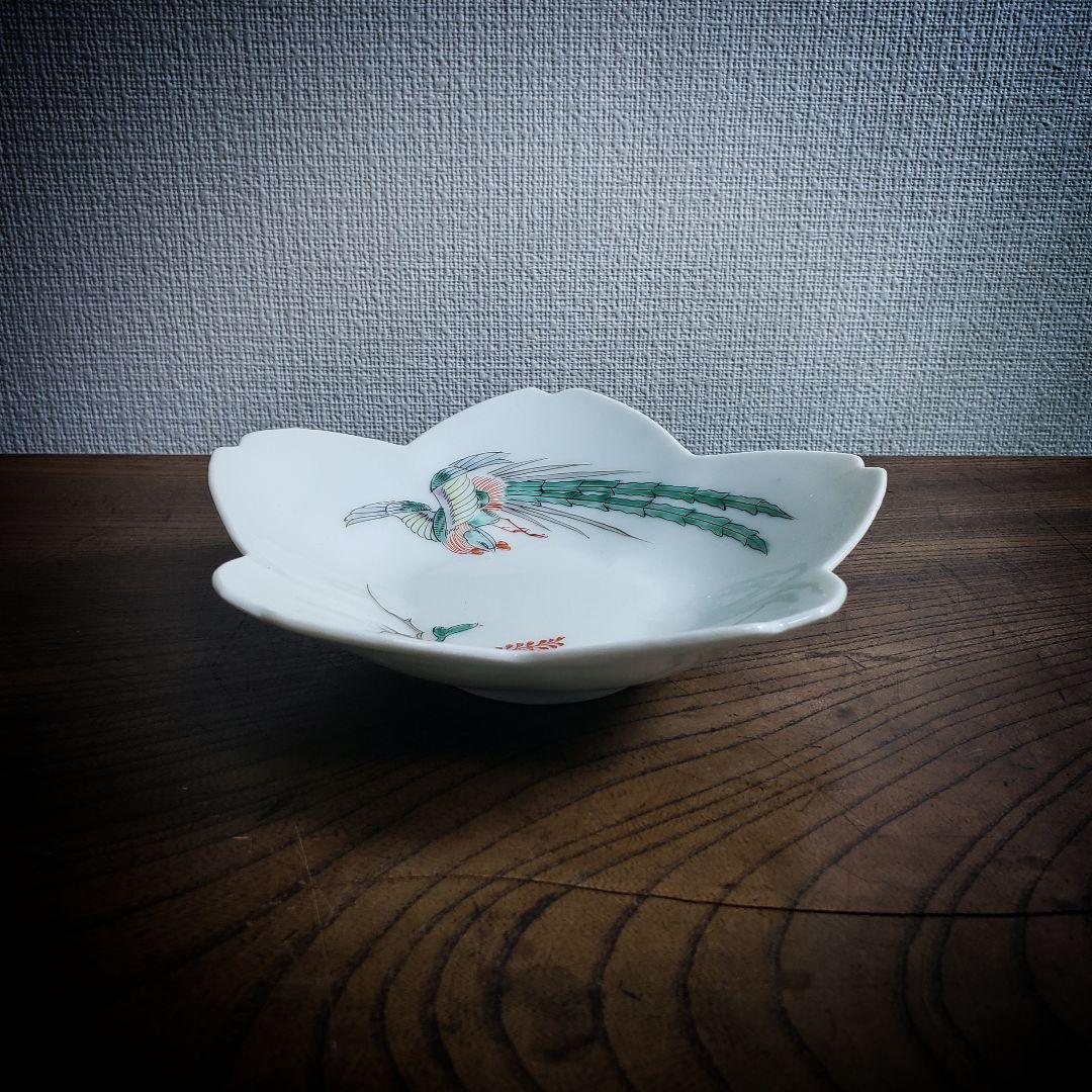 花形皿 変形皿 鳳凰 桐文様 古伊万里 柿右衛門様式 梅花 桜 窯