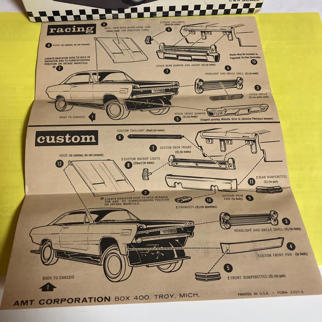 自動車 amt '67 COMET Cyclone-GT Customizing Kit