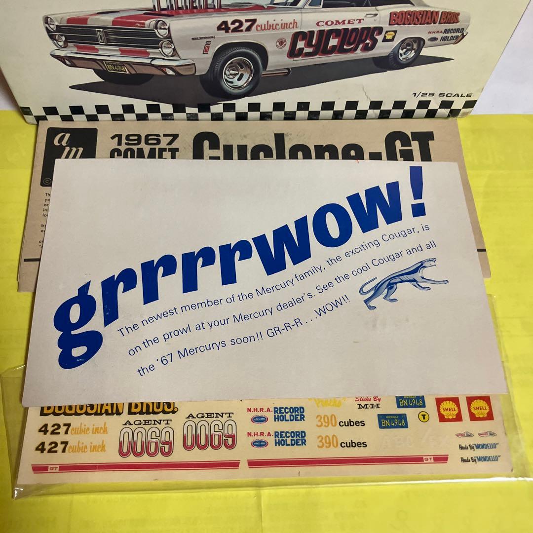 自動車 amt '67 COMET Cyclone-GT Customizing Kit